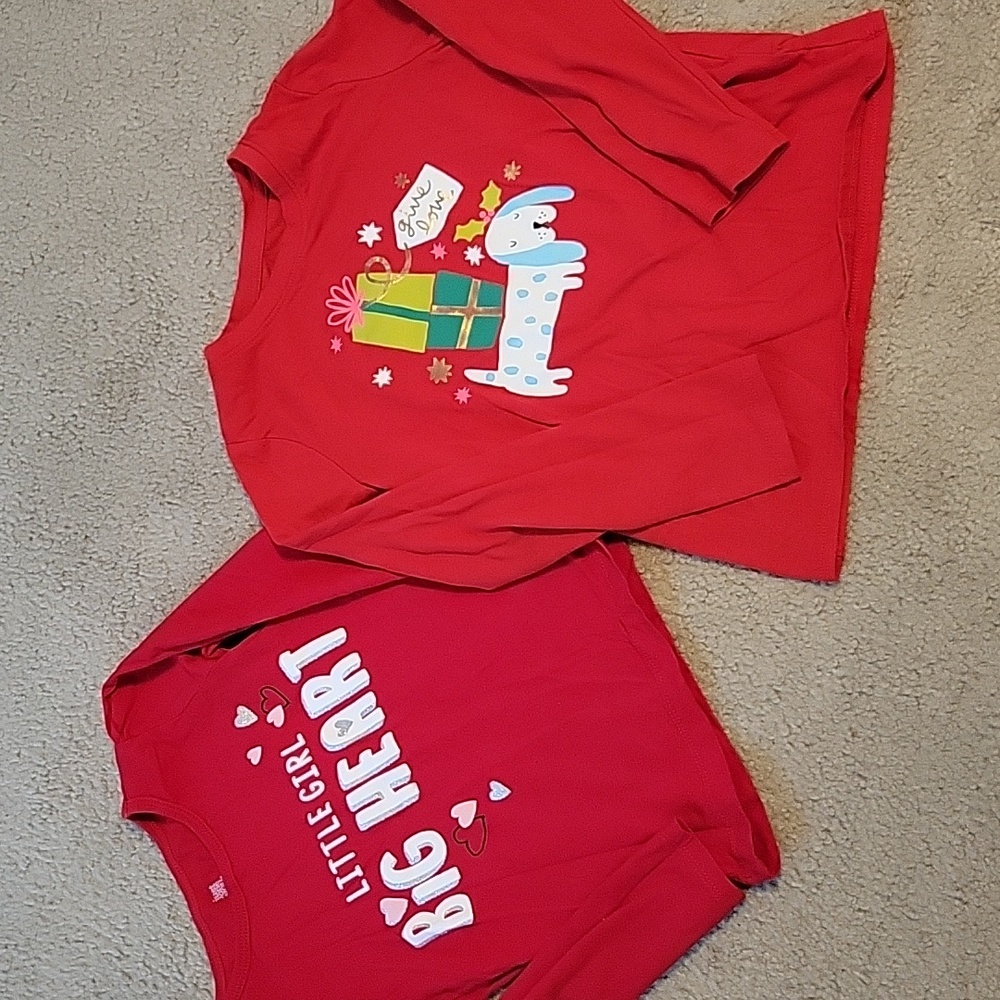 Set of Two Longsleeve Tees size small & 5T